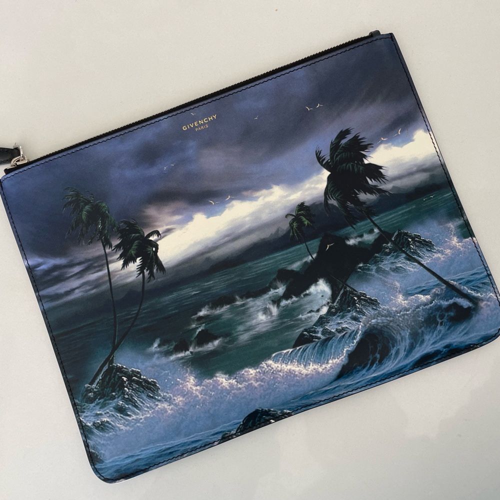 Givenchy Zipped Pouch - a limited Edition Beach Storm Motif